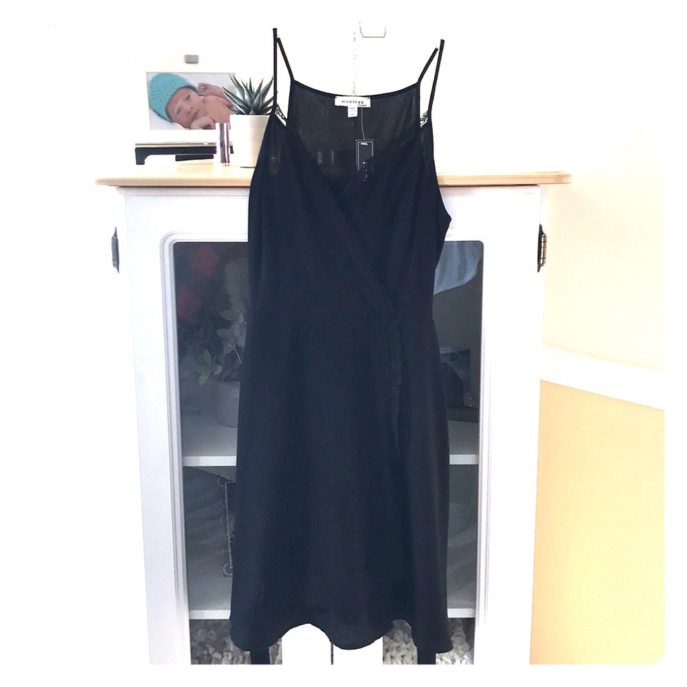Black strappy dress